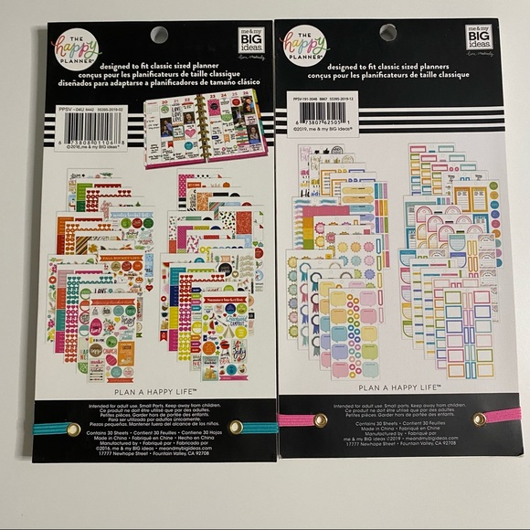 BRAND NEW HAPPY PLANNER STICKER BOOKS SET OF 5 - Picture 5 of 9